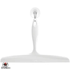 Durable Plastic Shower Squeegee with Suction Hook - Sleek Efficient Cleaning