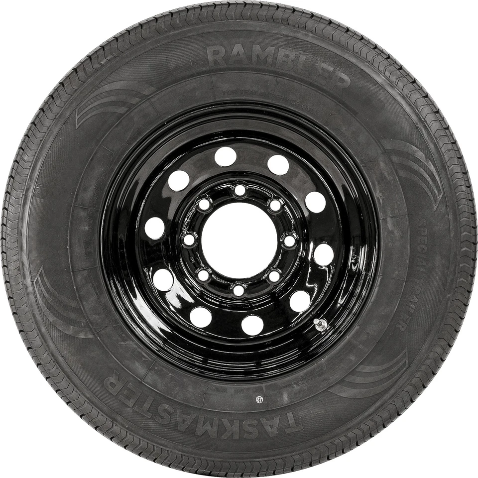 Tire Taskmaster Rambler Semi-Steel ST 225/75R15 Load E 10 Ply Trailer Foto 3 de 3