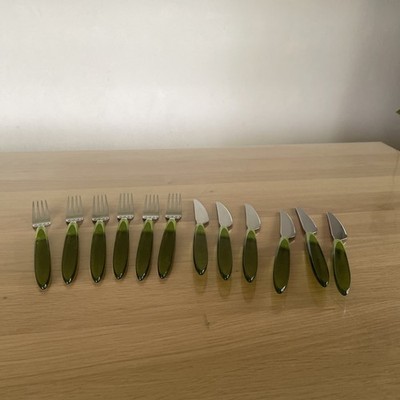IKEA DITO Besteckset - Design Henrik Preutz - 6 x Messer + 6 x Gabel