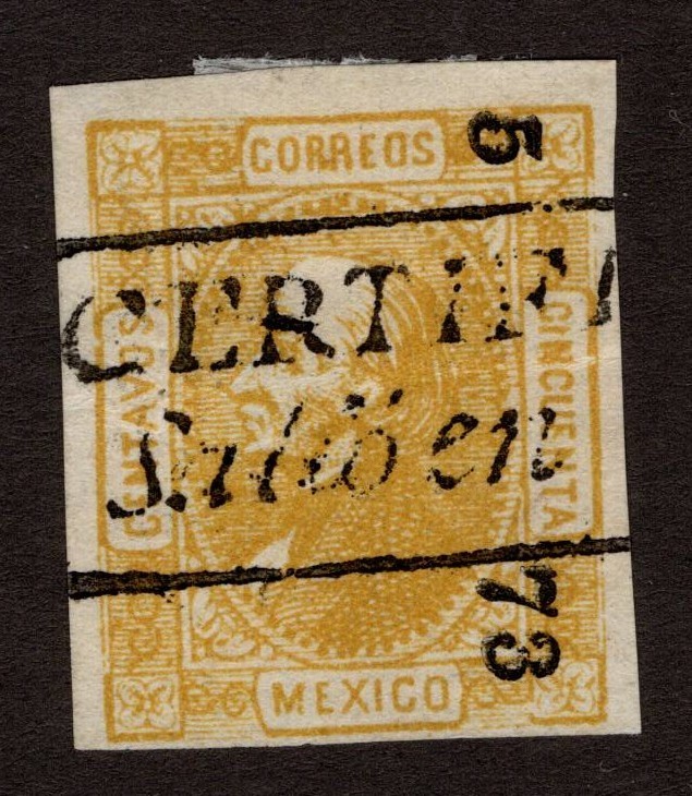 Mexico 1872 Issue 96 Used 5 73 Campeche VF