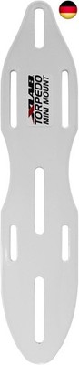 XLAB Mini Mount Alloy Rahmen für Wasserflasche, Weiß, Einheitsgröße