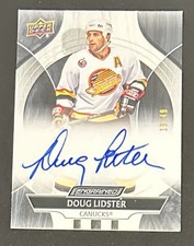 2024-25 Upper Deck Engrained Icons Auto Ebony /49 Doug Lidster #CA-DL