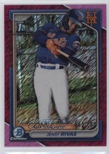 2024 Bowman Chrome Prospects Fuchsia Shimmer Refractor 35/199 Jensy Rivas 0c3h