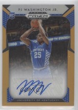 2019-20 Panini Prizm Draft Picks Neon Orange 8/10 PJ Washington Jr #12 Auto 0c3