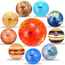 Solar System Planet Stress Balls 10PCS, Educational Toys for Adults Kids Gifts
