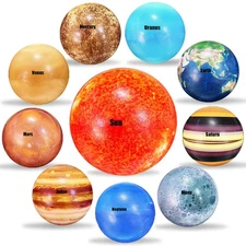 Solar System Planet Stress Balls 10PCS, Educational Toys for Adults Kids Gifts