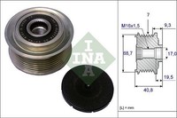 Lichtmaschine Generatorfreilauf FüR Hyundai KIA H-1 / Starex Bus Cargo Travel