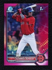 2022 Bowman Chrome Prospects Fuchsia Refractor /199 Ceddanne Rafaela #BCP-61 1v3