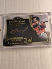 JOSE ALTUVE 2016 TOPPS FIVE STAR GOLDEN GRAPHS AUTOGRAPH! /50 ASTROS!