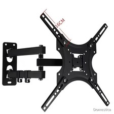 TV Wall Full Motion Mount Bracket Swivel Tilt for 26 32 36 37 40 42 46 49 50 55"
