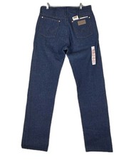 Wrangler Cowboy Cut Original Fit Jeans Mens 33x34 Rigid Indigo Blue Denim