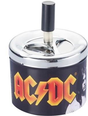 AC/DC Drehascher Aschenbecher in schwarz Highway to hell Sammlerstück