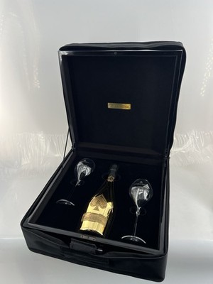 Armand De Brignac Brut Gold Koffer Champagner Flasche 0,75l 12%Vol + 2 Gläser