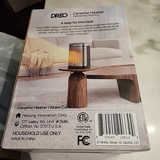 DREO Space Heater Atom 1500W Portable Oscillating Electric Heater for Indoor Use