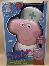 Peppa Pig Checkup Case Set with Carry Handle, 8-Piece Doctor Kit  New  