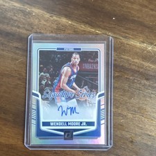 2024-25 Panini Donruss Signature Series Wendell Moore Jr. Autograph