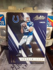 Andrew Luck  #8 2016 Absolute football Gold Scrib 