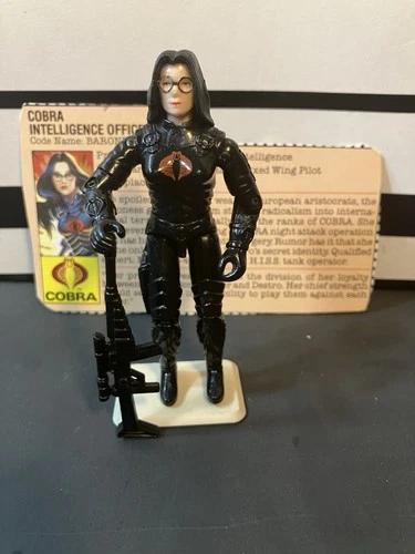 GI Joe Baroness 1984 v1 *100% Complete w File Card Vintage Cobra ARAH