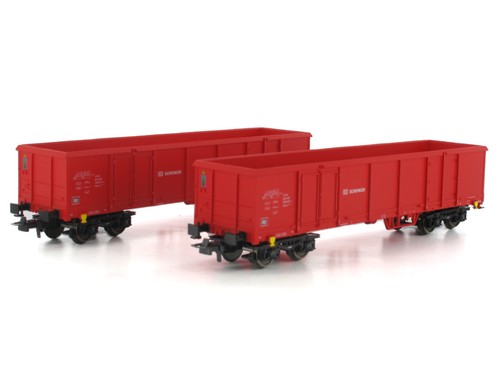 B-Models 47159 Güterwagenset offene Güterwagen Eaos-X DB Schenker 2x Spur H0 | Condition: Neu