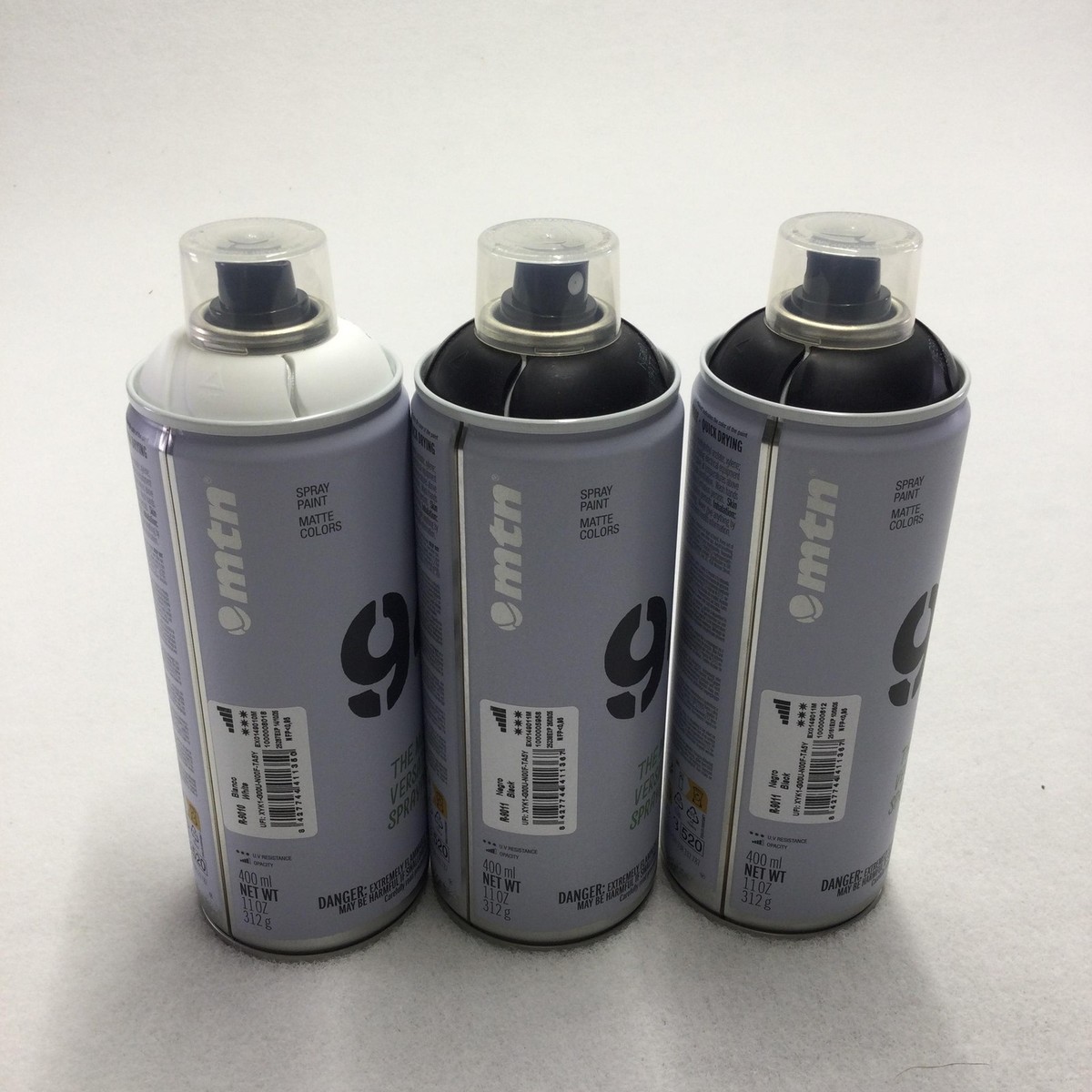 Montana MTN 94 Spray Paint 400ml Cans Lot of 13 Neutral Colors
