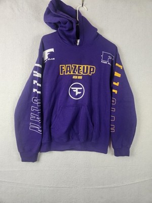 FaZe Clan Faze Up Purple Hoodie Sweatshirt Size S