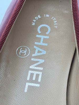 Chanel Red Size 36 Slip On Flats | eBay