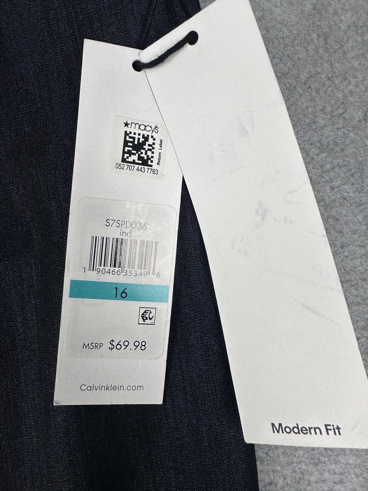 Calvin Klein Dress Pants Women 16 Gray Modern Wide Leg Taper Stretch Work Career thumbnail 2