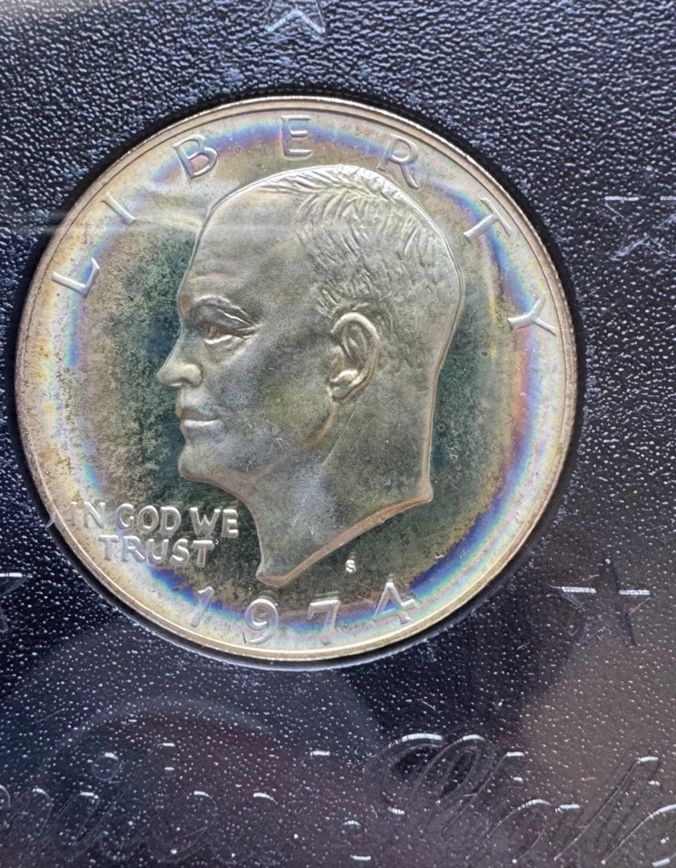 1974 S , Eisenhower, United States Proof Dollar - Image 3 of 4