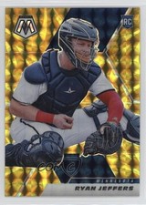 2021 Panini Mosaic Rookie Reactive Yellow Mosaic Prizm Ryan Jeffers #269 6x9