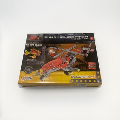 Metal Tech Build Play Helicopter Go Kart Grafix