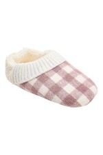 MUK LUKS Women's Step-In Soft Sole Flannel Slipper Mauve