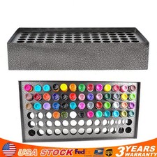 Tattoo Ink Bottle Holder 78 Holes Metal Ink Vertical Display Stand Organizer