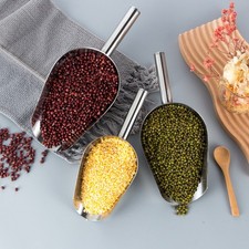 5pcs Stainless Steel Food Scoops Multi Functional Ice Cube Flour Rice