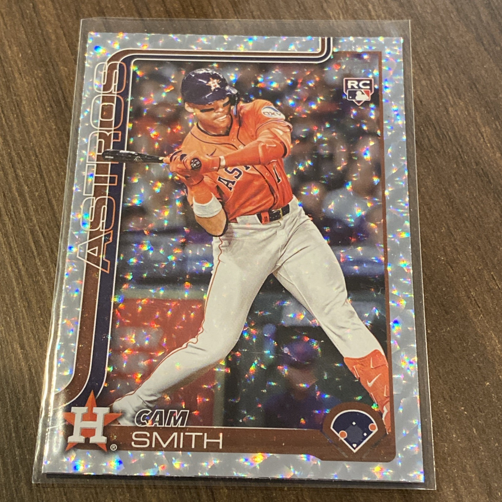 Cam Smith 2025 Topps Update Silver Crackle Foil RC #US298 Astros