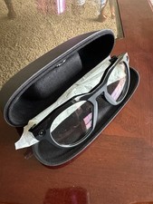 Oakley Meta HSTN Smart Glasses Black Lightly Tinted Lenses AI Camera Audio