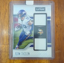 2021 Panini Playbook - Double Moves Relics Adam Thielen #DM-ATH /299 (MEM)