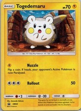 Togedemaru SM44 Sun & Moon Black Star Promos Holo NM Pokemon TCG