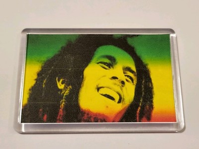 Bob Marley Acryl Kühlschrankmagnet jamaikanischer Sänger Reggae Musik 