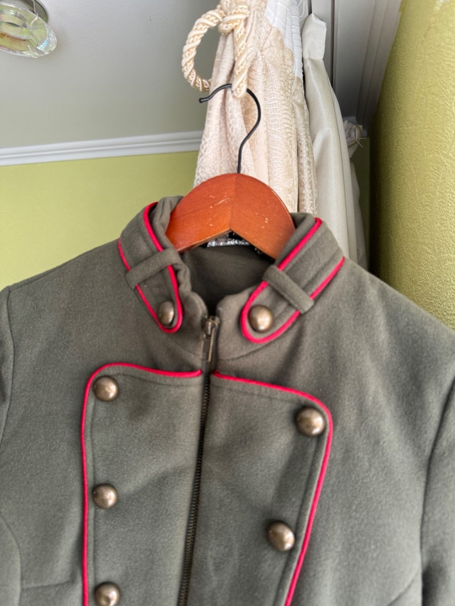 ジャケット・アウター 00s PPFM Napoleon jacket double zip y2k Vintage Military Napoleon Zip Jacket PPFM Hysteric Glamour Style