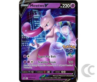 Mewtwo V 223 SWSH Black Star Promos SWSH Pokemon TCG English NM