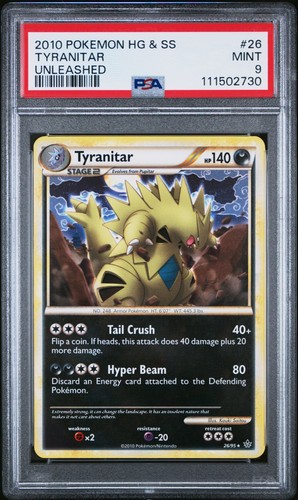 Tyranitar graded PSA 9 for sale on eBay