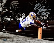 Dillon Johnson Signed 8x10 Photo Washington Huskies vs. USC Spotlight MCS Holo