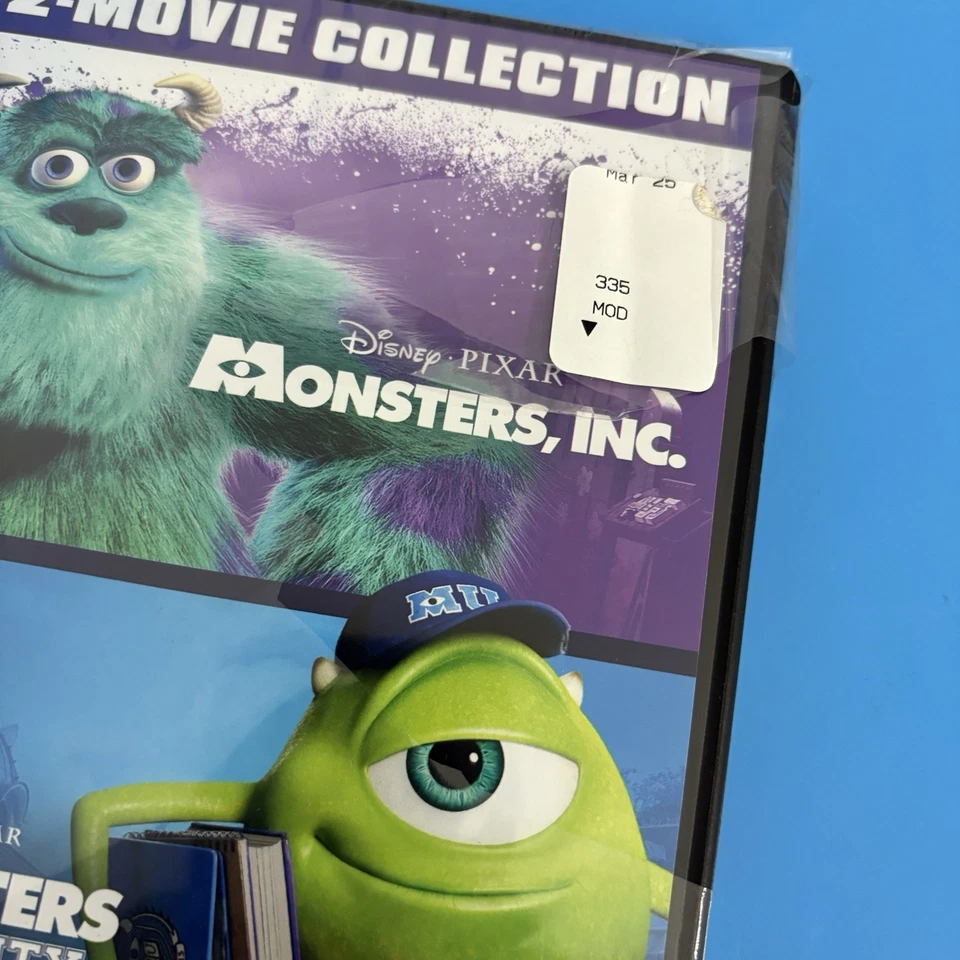 Monsters, Inc. (2001) & Monsters University (2013) 2 DVD set Disney Pixar - Image 3 of 3