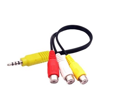 Replacement for Sony TV Video AV Component Adapter Cable 3 RCA to 3.5Mm