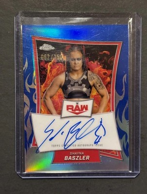 2025 Topps Chrome WWE - Red Brand Autographs Shayna Baszler #RBA-SHA