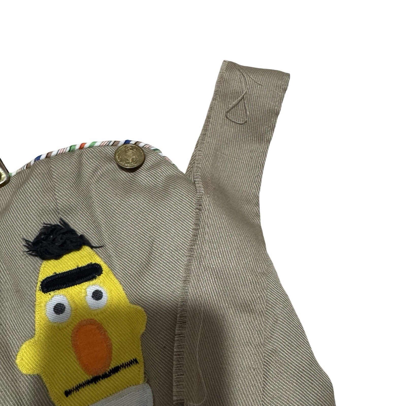 Vintage Sesame Street Bundle Bert Overalls Big Bird One Piece Socks 70s 80s image 10