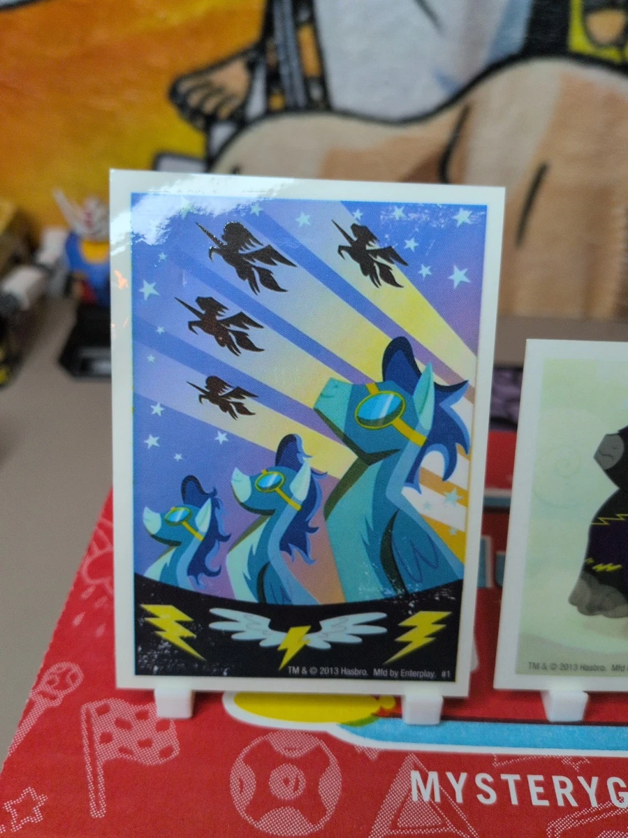 2013 Enterplay MLP Dog Tag Sticker Lot 2 Wonderbolts Shadowbolts Decal Vintage
