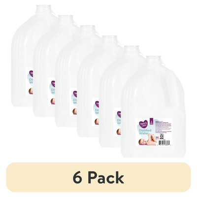 6 pack Parent's Choice Distilled Water, 1 Gallon