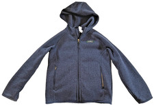 Kids' L.L.Bean Sweater Fleece, Hooded, Blue, Size Small 8 , perfect condition