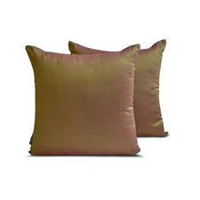 Lime Green Art Silk Throw Pillow Covers, Pack of 2-Lime Green & Pink Luxury